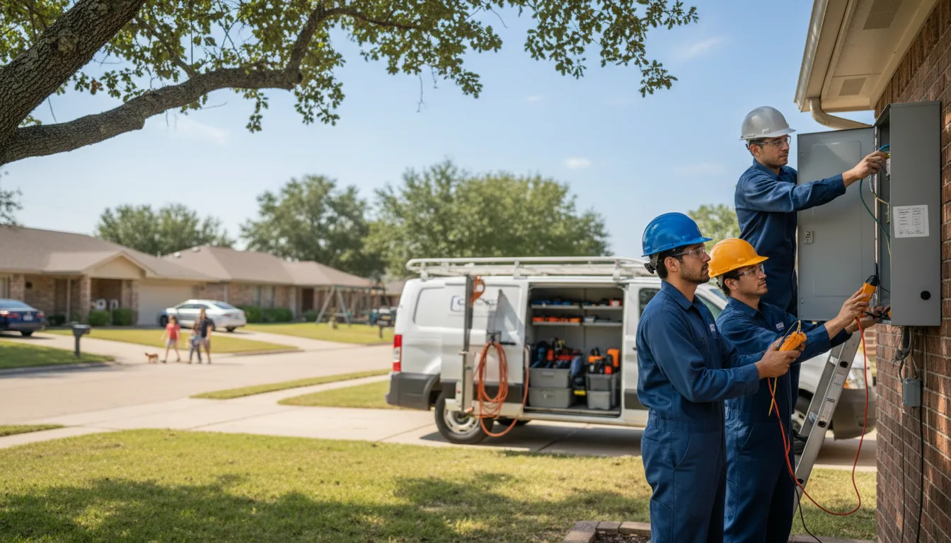 Certified electrician providing emergency electrical services in Hodges, AL